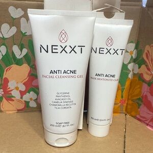 Nexxt Anti Acne Facial Cleansing Gel and clay mask set